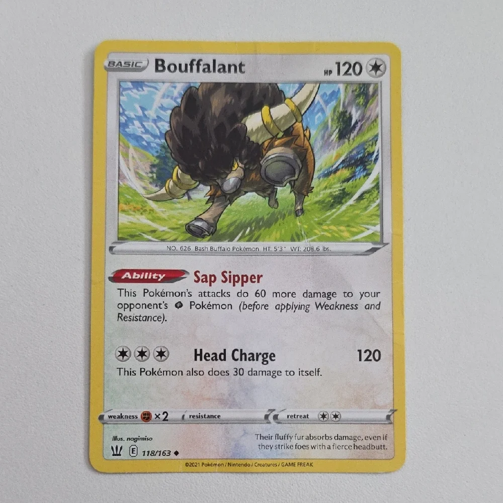 Pokemon Bouffalant Card